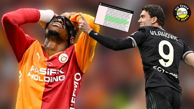 Galatasaray Vlahovic'i istiyor, Osimhen için bomba iddia!