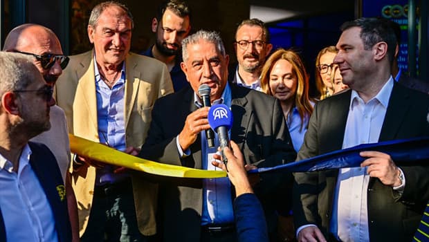 Aziz Yıldırım'ın seçim ofisi açıldı, Mahmut Uslu konuştu