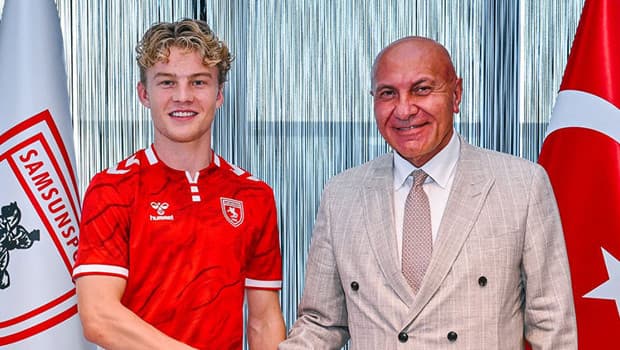 Samsunspor, Danimarkalı Oskar Ohlenschlaeger'i renklerine bağladı