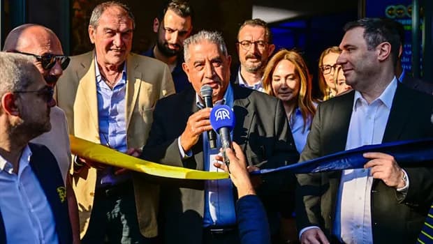 Aziz Yıldırım'ın seçim ofisi açıldı, Mahmut Uslu konuştu
