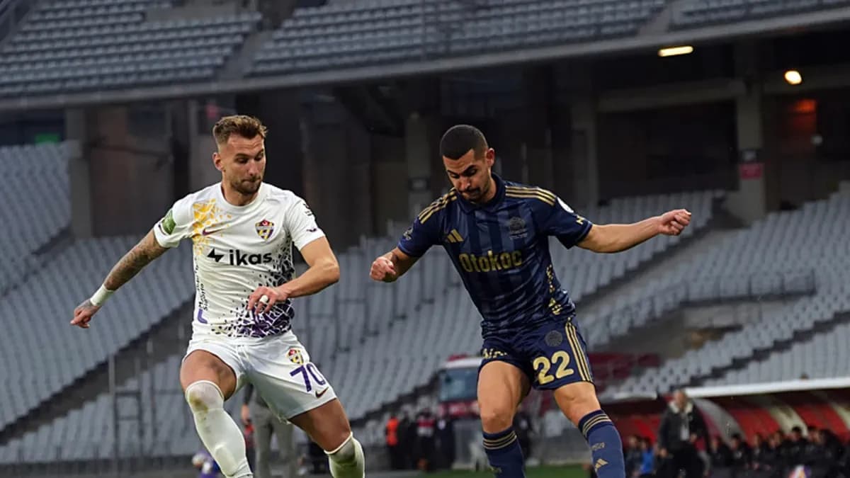 Fenerbahçe-Eyüpspor maçı başladı! Sezon finali heyecanı