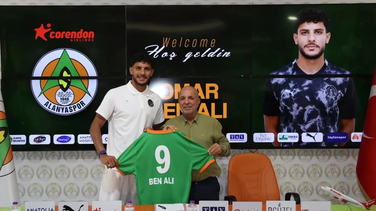 Alanyaspor, Omar Ben Ali'yi 4 yıllık sözleşmeyle transfer etti