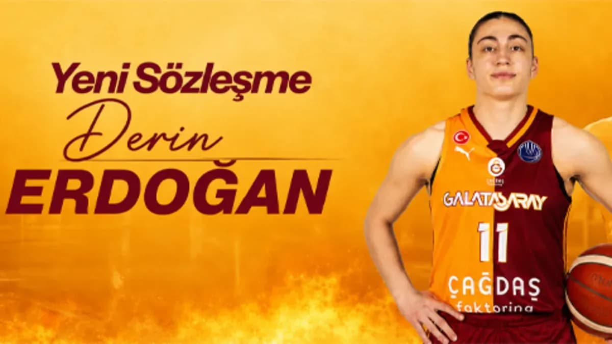 Galatasaray, Derin Erdoğan ile sözleşme yeniledi