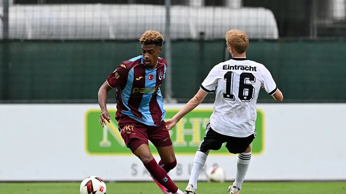 Trabzonspor, Frankfurt'a 3-0 yenildi!