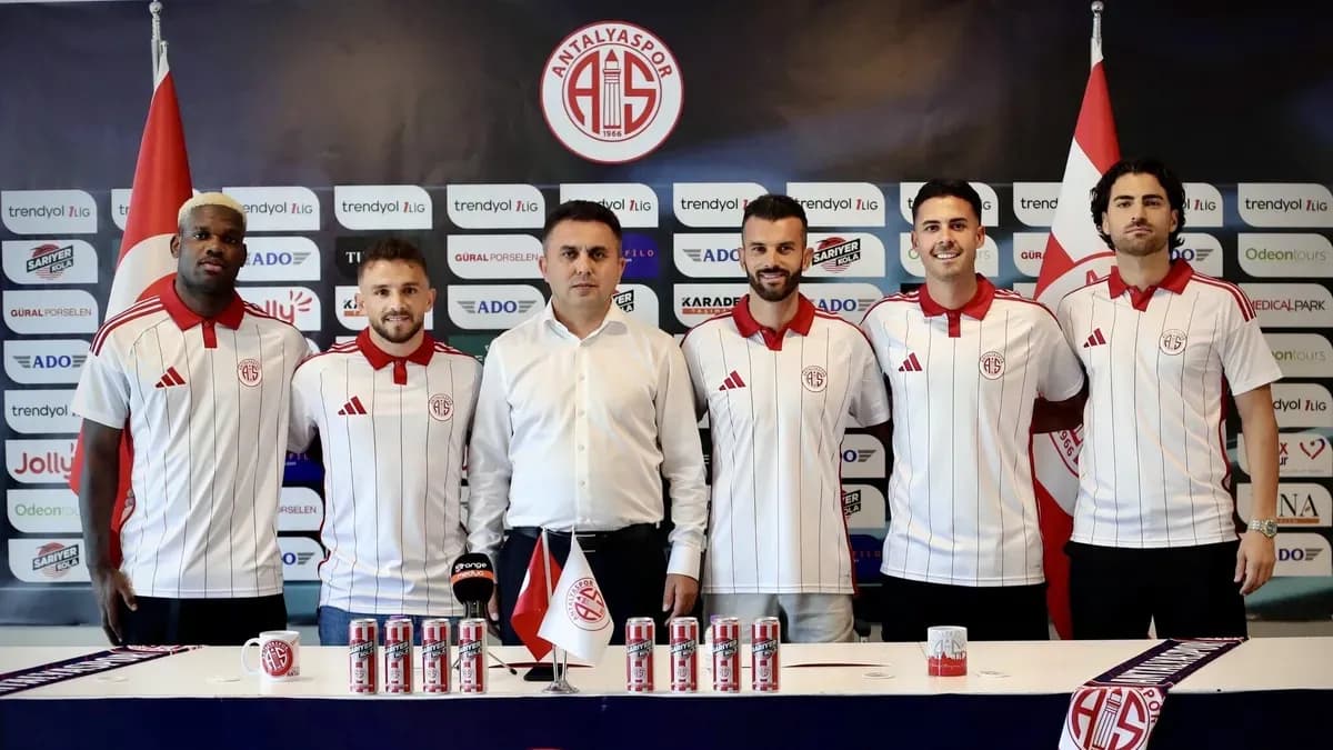 Antalyaspor transfer yasağını kaldırdı, 5 imza birden geldi!