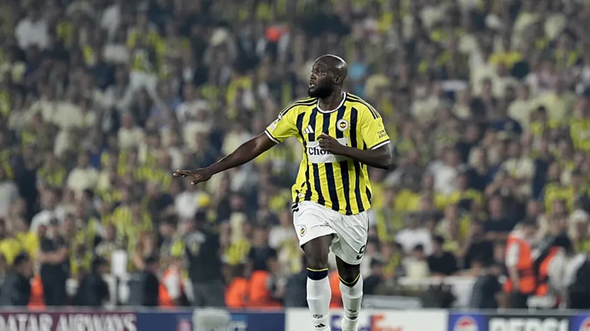 Lukaku Fenerbahçe formasıyla ilk maçına çıktı!