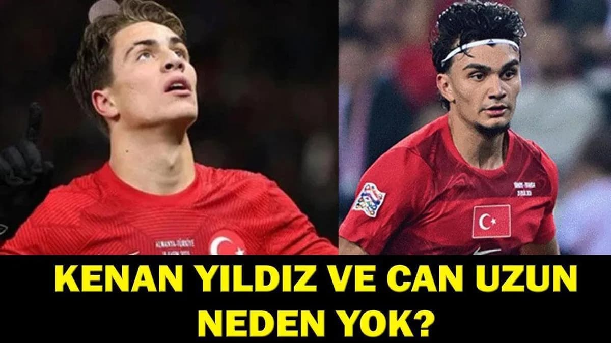 Belçika-Türkiye maçında Kenan Yıldız ve Can Uzun kadro dışı